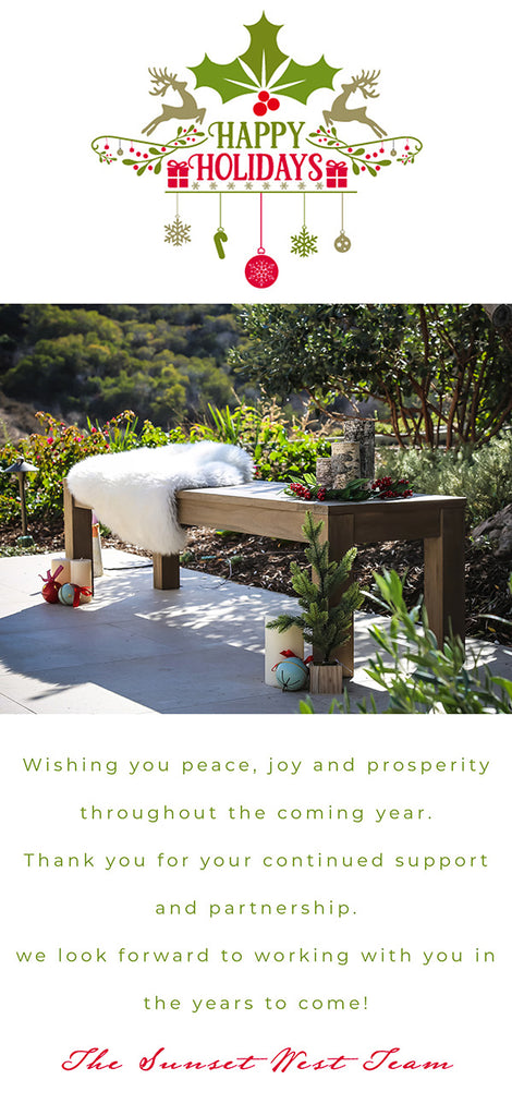Holiday Holidays from Sunset West!