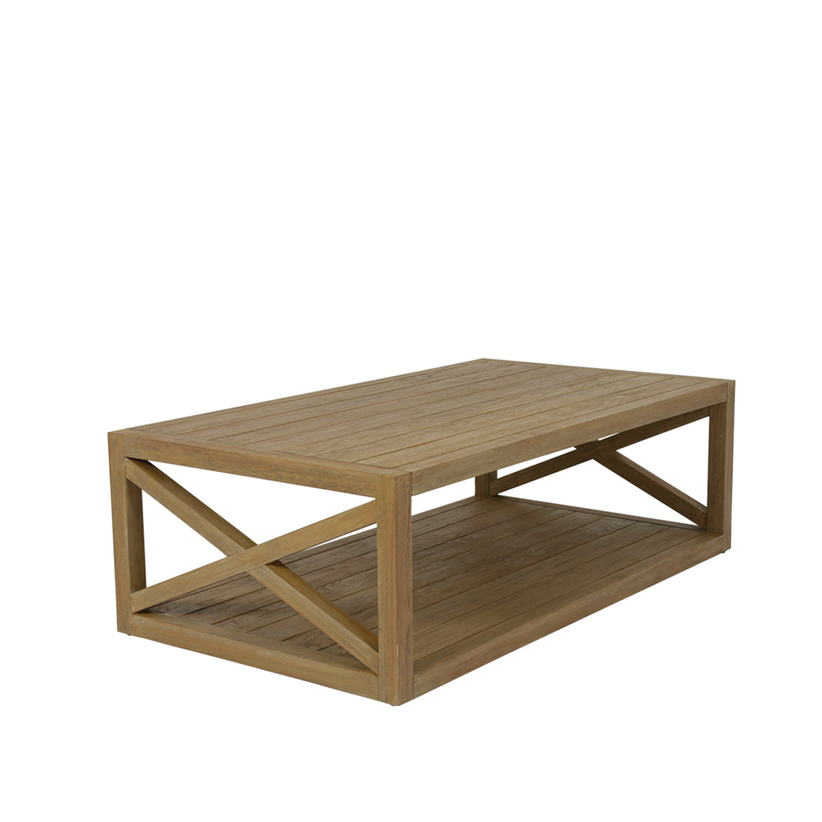 Coastal Teak X Coffee Table Sunset West USA